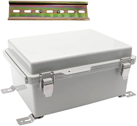mxuteuk 11,4 × 7,5 × 5,5 (290x190x140 мм) Разпределителните кутия с капаче от Неръждаема Стомана с Монтажна плоча и стена