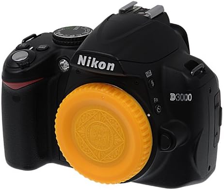 Дизайнерски Капачка Fotodiox Жълт цвят, Съвместим с камери Nikon F-Mount