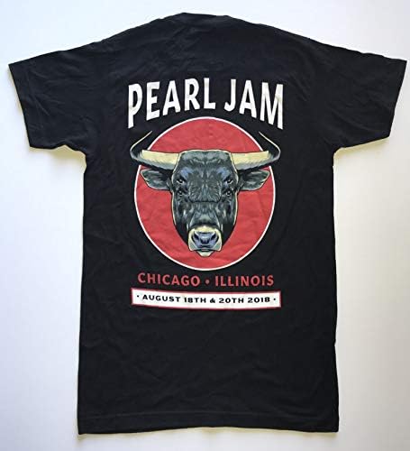 Тениска Pearl Jam с логото на chicago wrigley field 2018 tour medium 8/18 8/20 bulls