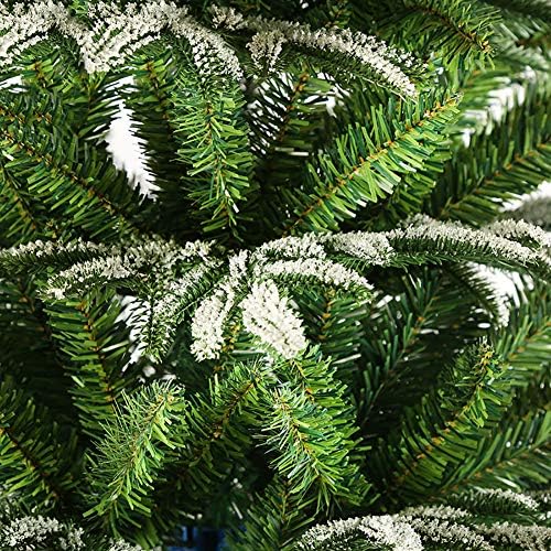 Изкуствена Коледна елха от PVC DULPLAY, Неосвещенная, Навесная Коледно Дърво с Метална стойка, Сгъване за Празнична украса -6,8 фута (210
