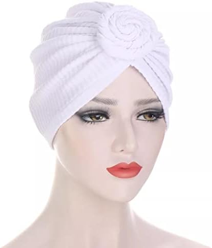 PDGJG Цвете Хиджаб, Дамски шапчица-Бини, Шапка Под шал, Капор с камъни, Сменящи Кърпичка, Дамски Аксесоари за коса (Цвят: 1,