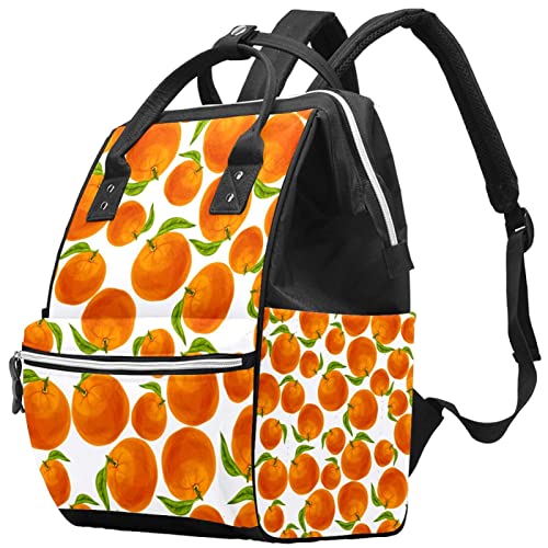 Оранжевите Безпроблемно Чанти-Тоут за Памперси, Раница за Мумии, Чанта за Пелени с Голям Капацитет, Пътна Чанта за Грижа за Детето