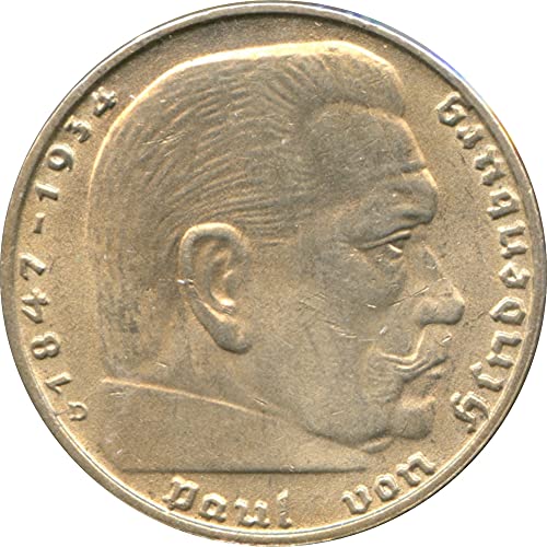 Монети 1939 г. Период на Третия райх 1936-1939 г. Марка VF20