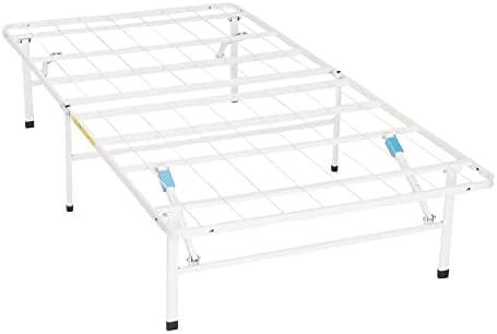 Рамка на легло-платформа Basics Сгъване, без инструменти, височина 14 см, Двойна, Бял