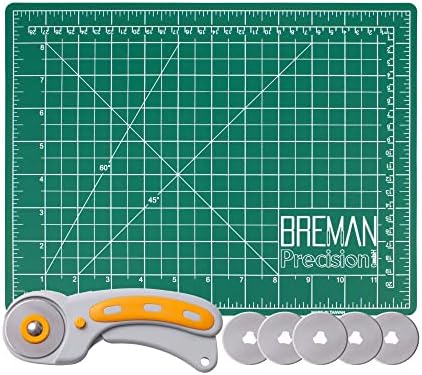 Самовосстанавливающийся прорезна мат WA Portman и набор от въртящи се ножове - Подложка за въртящи се ножове размер 9x12 инча - 45-мм