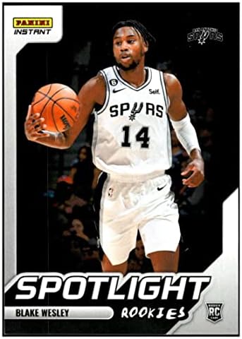 БЛЕЙК УЕСЛИ RC 2022-23 Начинаещи Панини Instant Spotlight /96525 Spurs NM +-MT+ Баскетбол НБА