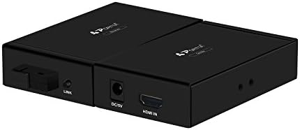Удължител Portta HDMI с IR поддръжка на 3D 1080p HDCP1.3 на разстояние до 20 КМ от 65 000 фута през Едно Оптично влакно, SC за HDTV PS3
