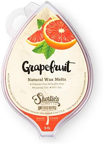 Разтопен натурален соев восък Shortie's Свещ Company Грейпфрут - Формула 117-1 Със силен аромат, 3 грама. Шоколад - Изработен