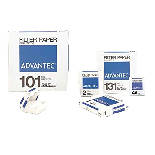 Качествена Филтърна хартия Advantec MFS N0218,5 см, № 2, с дебелина 0,26 mm, дължина 185 см (опаковка по 100 броя)