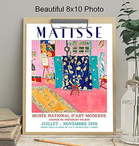 Естетическо изкуство и боядисани стени Матис - Модерен минималистичен плакат средата на века - Стенно изкуство галерии - Абстрактни подаръци за жени - Съвременни му