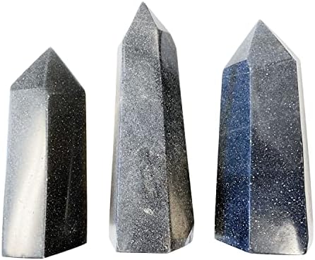 Колекция Mineralist Quartz Blue Point Мадагаскар, 2 кг Естествени Необработени Лечебни Кристали в Специална Чанта, Бижу за Духовност,