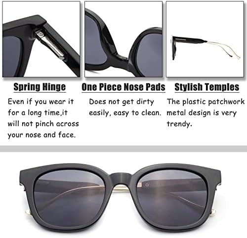 Soarea Бифокални очила за четене за жени, Модни Защитни Невидими Бифокални очила с Тъмни лещи със защита от UV400