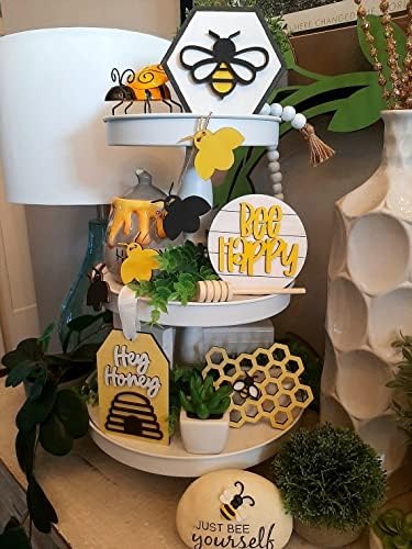 Трехъярусный Сервировочный Тава Годишният Тава Декоративен Фестивал на Пчелите, Йерархични Тава, Определени декори Селска Къща Декоративен