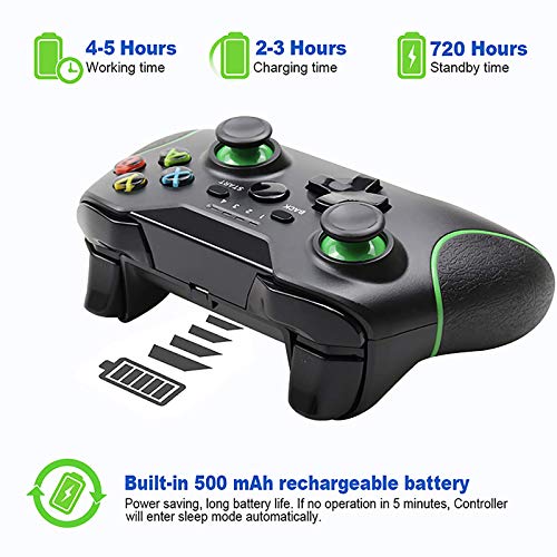 Безжичен контролер за Xbox One, геймпад с честота от 2.4 Ghz и е съвместим с Xbox One/One S/One X/One X Series/S/Elite/PC на Windows