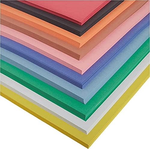 Лека плътна хартия Pacon Art Street - 9 x12 | 10 Различни цвята | Опаковка 500