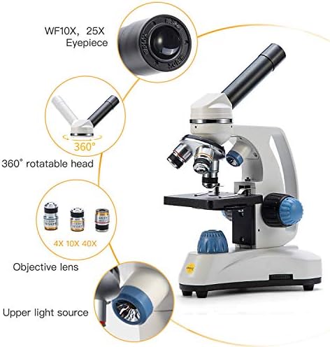 Част Студентски Микроскоп SW150 SWIFT с Окулярной камера, както и Набор от Консумативи за подготовка на Предметни стъкла, Детски микроскоп