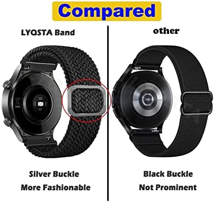 DAVNO Плетени Въжета За Ticwatch Pro 3 GPS 20-22 мм Смарт часовници Въжета За Ticwatch Pro 2020/GTX/E2/S2 Взаимозаменяеми Спортен Гривна
