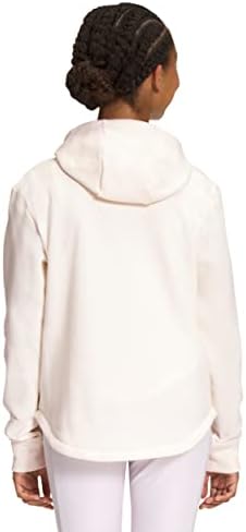 Мек вълнен плат Пуловер с качулка THE NORTH FACE Girls'Лагер, Бяла Гардения /Многоцветен, Малък