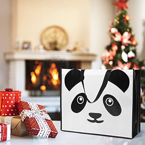 NymphFable 4 Бр Нетъкан Пазарски Чанти Panda Пазарска Чанта За Многократна Употреба За Хранителни Стоки Чанти, Подаръчни Пакети