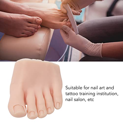 Модел на крака, за показване на ноктите, Модел Крака За Практикуване на Татуировки Професионална Множество Преносими за Начинаещи