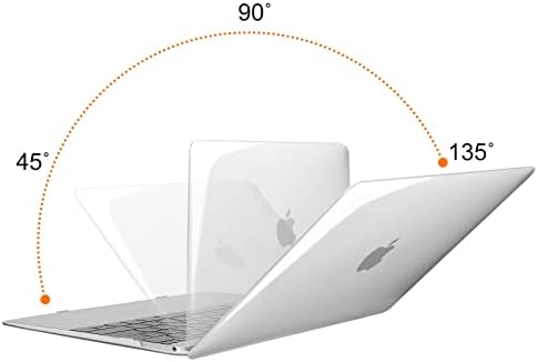Пластмасов Твърд калъф MOSISO, съвместим с MacBook 12 инчов с дисплей Retina (модел A1534, випуск 2017 2015 г.), е