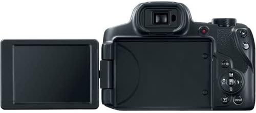 Цифров фотоапарат Canon PowerShot SX70 HS (3071C001) + Карта с памет 64 GB + софтуер Corel Photo + Батерия LPE12 + Външно зарядно
