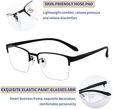 SooGree Многофокусные Прогресивни Очила За Четене Мъжки Компютърни Очила за Мъже С Блокиране на синя светлина от Близкия и Далечния