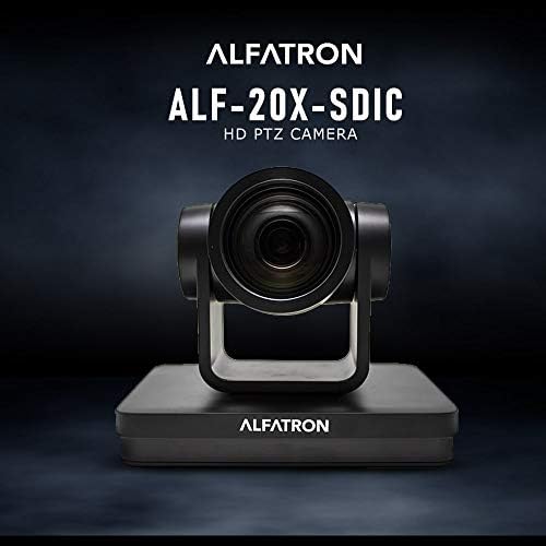 Alfatron АЛФ-20X-SDIC HD 1080p PTZ камера с 20-кратно увеличение, съвместима с увеличение, видео, идеален за конферентни зали, конференции