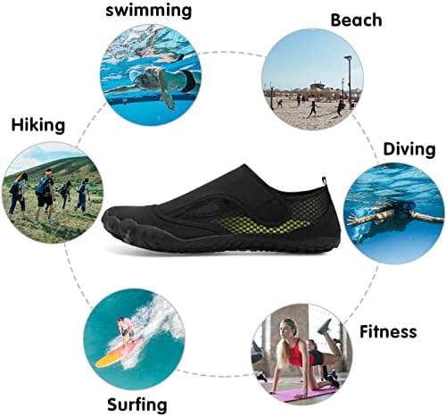 Водна Обувки за плуване за Жени И Мъже, бързо съхнещи Водни Маратонки на Бос, Обувки за Плаж, Разходки, Гмуркане, Каране