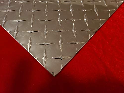.125 3003 Алуминиев лист плоча с диамант дизайн на протектора. 12 x 18