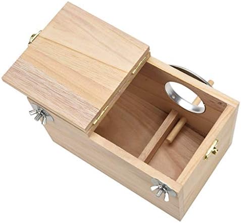 Дървена кутия за Отглеждане на птици Bologe, Кутия за Гнезда за Папагали, Птици Къща от Дърво, Подвесная Клетка за Гнездене, за Неразлучников,