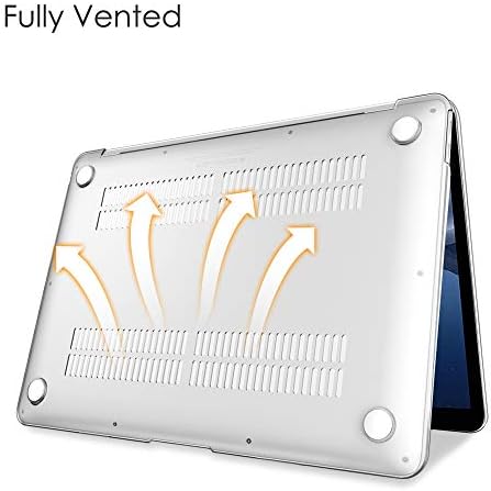 Калъф Fintie за MacBook Air 13 инча A2337 (M1)/A2179/ A1932 (випуск 2021 2019 2020 2018) - Твърд калъф с защелкивающимся корпус за новия MacBook Air 13 с Retina дисплей със сензорен ID, кристално чист