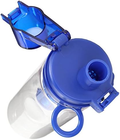 Бутилка за вода Great Gear Infuser, Запечатани Спортна Бутилка за вода с мек покрив, Tritan, не съдържа BPA, 25 унции (син)