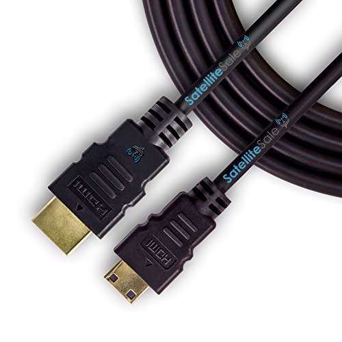 Сателитна продажба на Цифрова кабелна 1.4 Mini HDMI към HDMI Универсален Тел 4K/30Hz 10.2 Gbps PVC 2160p Черен Кабел 3 Метра