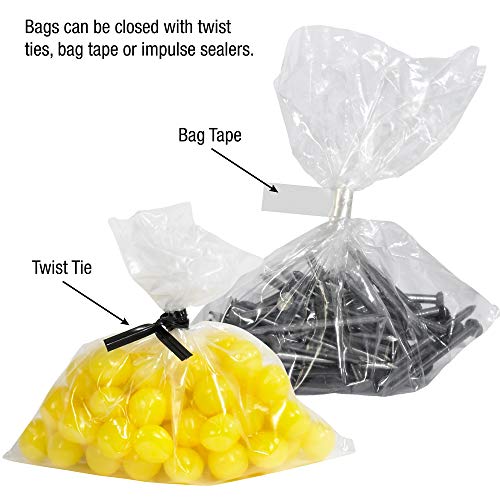 Partners Марка PPB8510 Плоски найлонови торбички 6 mils, 14 x 20, прозрачно фолио (опаковка от 250 броя)