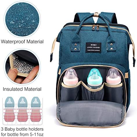 Раница-чанта за памперси REPIG, Многофункционални Чанти за бебешки Пелени за момчета и Момичета, Лаптоп Раница За пътуване, Подаръци
