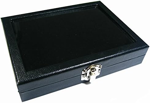 GOLbox Горната Стъклена Кутия За Демонстрация на бижута със скъпоценни камъни, инструмент за демонстрация 13x17 виж