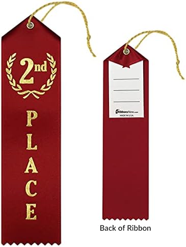 RibbonsNow на Наградата на лента за 1-6-то място - общо 72 лента - по 12 от всяко място с карти и въжета