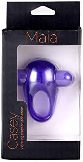 Maia Toys Casey USB Перезаряжаемое Вибрираща Халка За повишаване на Ерекцията Лилав Цвят