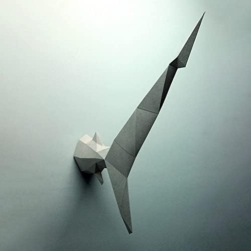 WLL-DP 3D Моделиране Рибено Опашката на Хартиен Трофей Геометрична Книжен Модел за направи си САМ Украса на Стените Креативни