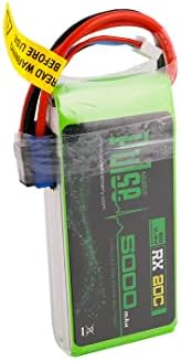 Pulse 5000mah 2S 20C 7.4 V RX LiPo Батерия