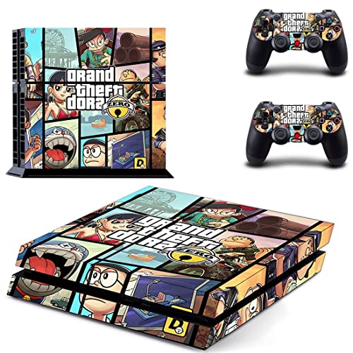 За PS4 PRO - Играта Grand GTA Theft And Auto Стикер на кожата PS4 или PS5 За конзолата PlayStation 4 или 5 и контролери Vinyl Стикер DUC-5322