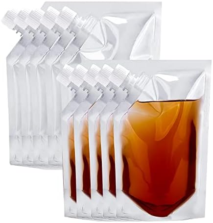BEDEONE 10 БР., Опаковки за многократна употреба за пиене, пластмасови Флакони за круиз, който не съдържа BPA и Запечатани