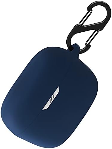 Силиконов калъф за носене Geiomoo, Съвместим с JBL Tune 230NC TWS, Преносим, Устойчив на надраскване, калъф с карабинер (тъмно