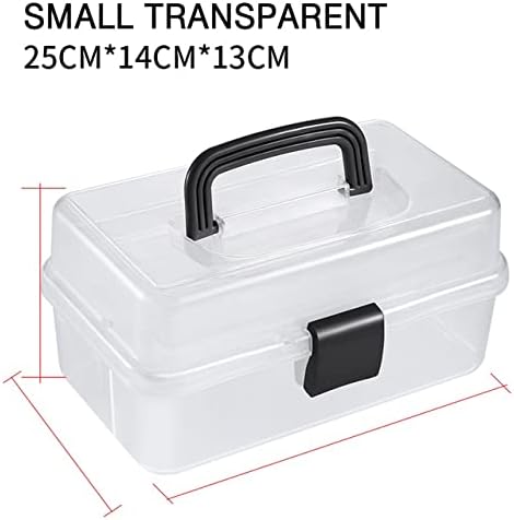 ZCMEB 3 Слоя Кутия за съхранение на Портативен Сгъваем Органайзер За Инструменти Скоростна Многофункционална Кутия за Мъниста