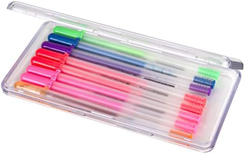 ArtBin 6902AG Кутия за писалки и Моливи Slim Line, Малък Органайзер за творчество, [1] Пластмасов Калъф за съхранение, Прозрачна
