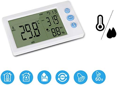 UXZDX CUJUX машина за висока точност Измерване на температура и влажност на въздуха, монтиран на стената lcd Дигитален