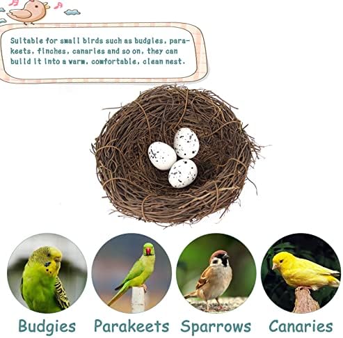 Bird ' s Nest от Ратан Hamiledyi, Натурална Хижа за Папагали Ръчно изработени, Уютно Място за Отдих, Градина, Двор, Дом