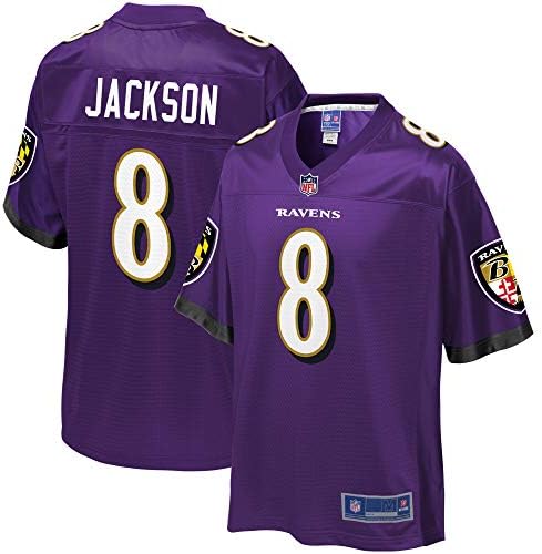 Мъжка риза играч на отбора NFL PRO LINE Svetli Джексън Лилав цвят Балтимор Рейвънс