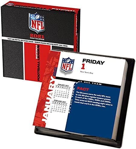 Календар на лицензи на Търнър на NFL 2021 Box Calendar